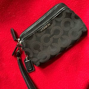 Coach Wristlet Black